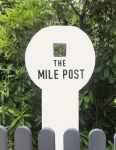 MIlepost sign